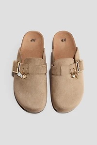 Charm-Detail Footbed Mules