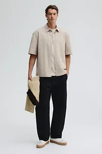 Relaxed-Fit Short-Sleeved Shirt