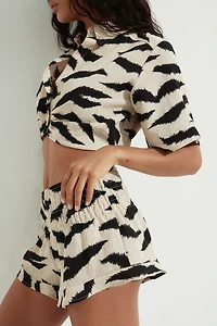 Smocked Pull-On Shorts