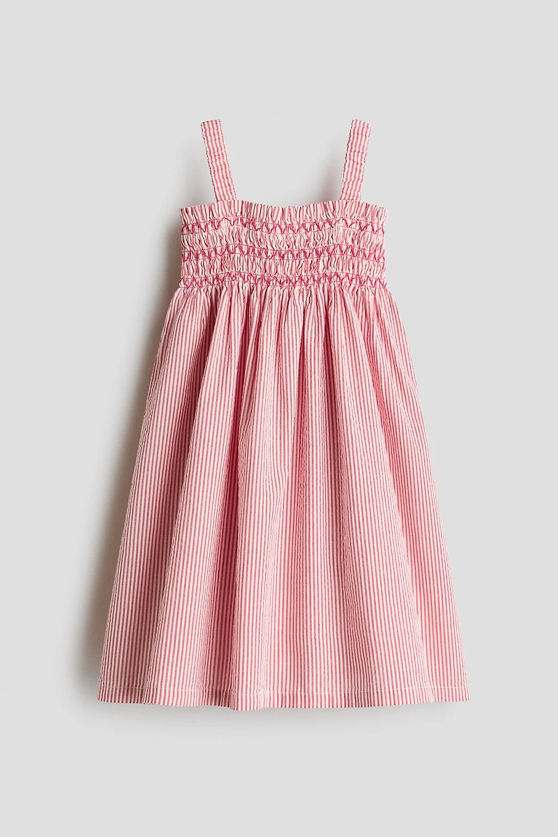 Smocked Strappy Dress