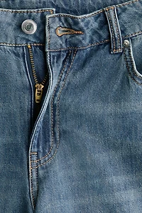 Wide-Leg Regular Waist Jeans