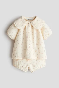 2-Piece Cotton Muslin Set