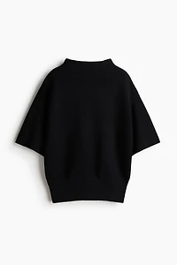 Knit Mock Turtleneck Top