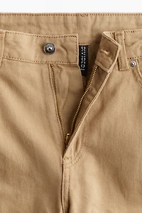 Pantalon en sergé à jambes tonneau