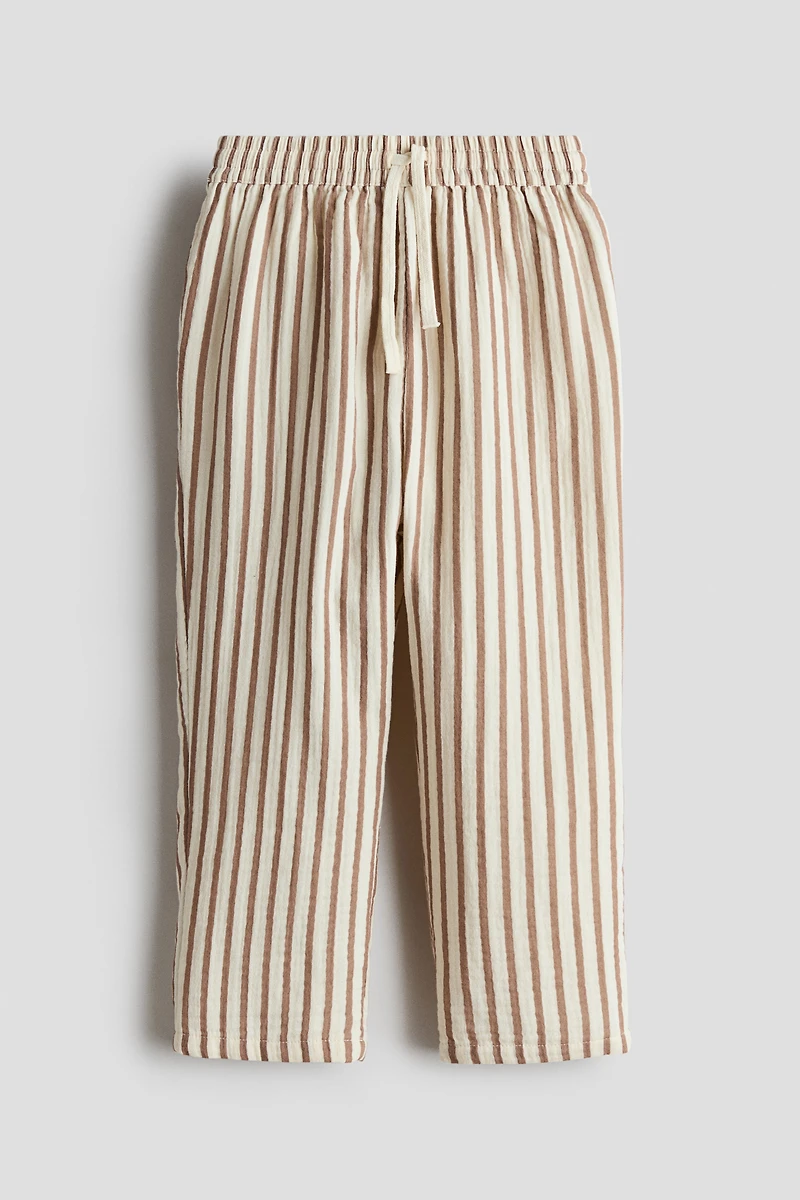 Cotton Muslin Joggers