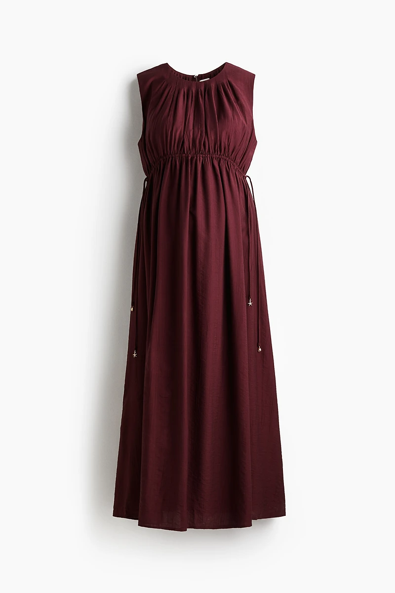 MAMA Drawstring-Detail Dress