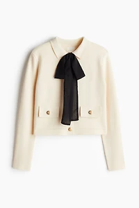 Tie-Neck Cardigan