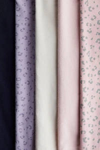 Lot de 5 hauts en jersey