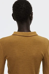 Wool Polo Shirt