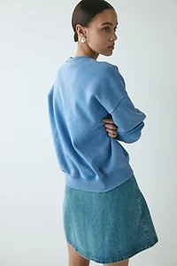 Oversized Sweatshirt with Printed Motif
