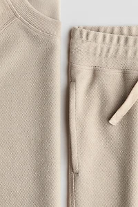 Ensemble 2 pièces en molleton texturé