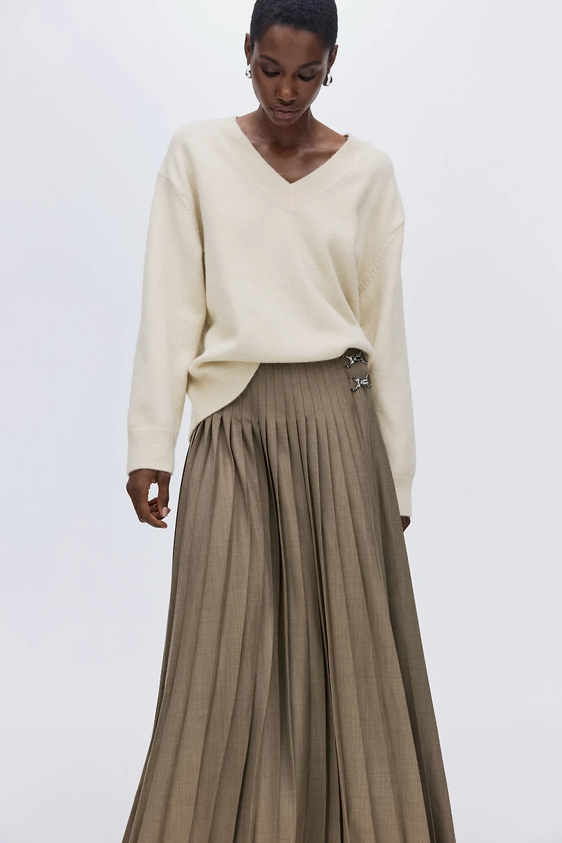 Oversized V-Neck Sweater
