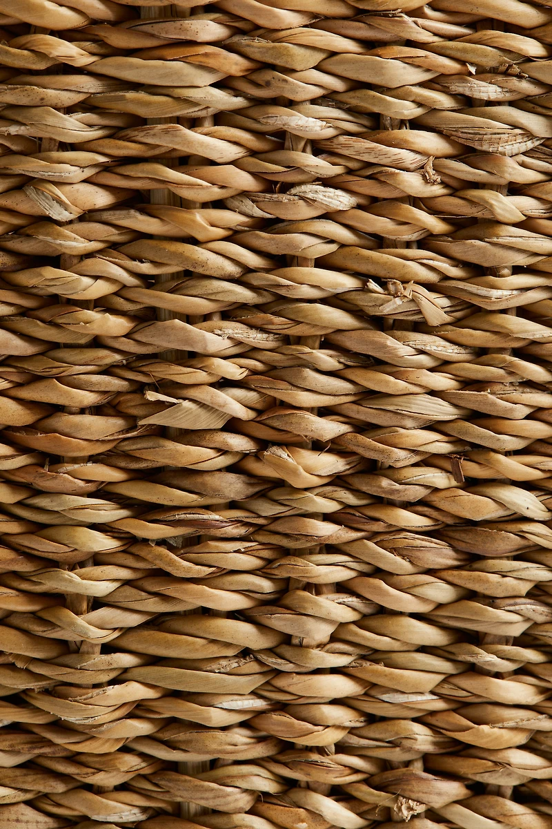 Grand panier de rangement tressé