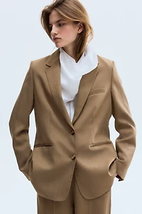 Blazer à fermeture droite