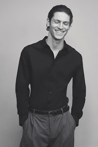 Slim Fit Easy-iron Shirt