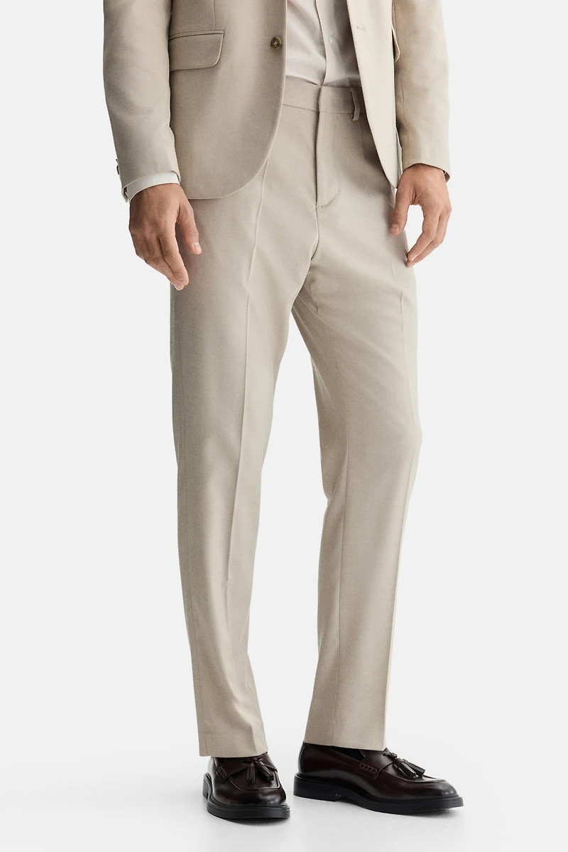 Slim-Fit Suit Pants