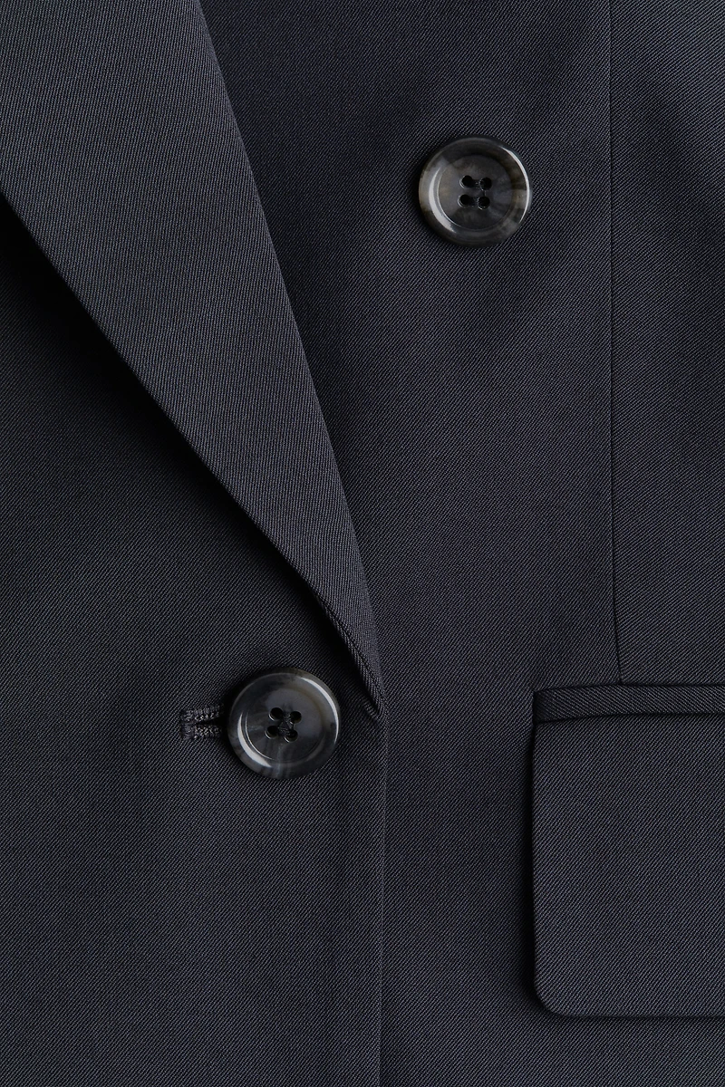 Veston grande taille en sergé