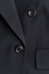 Veston grande taille en sergé