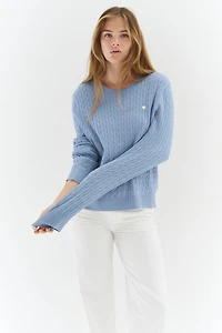 Cable-Knit Sweater