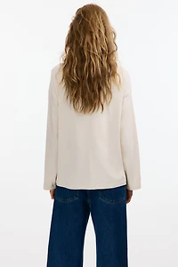 Long-Sleeved Cotton Top