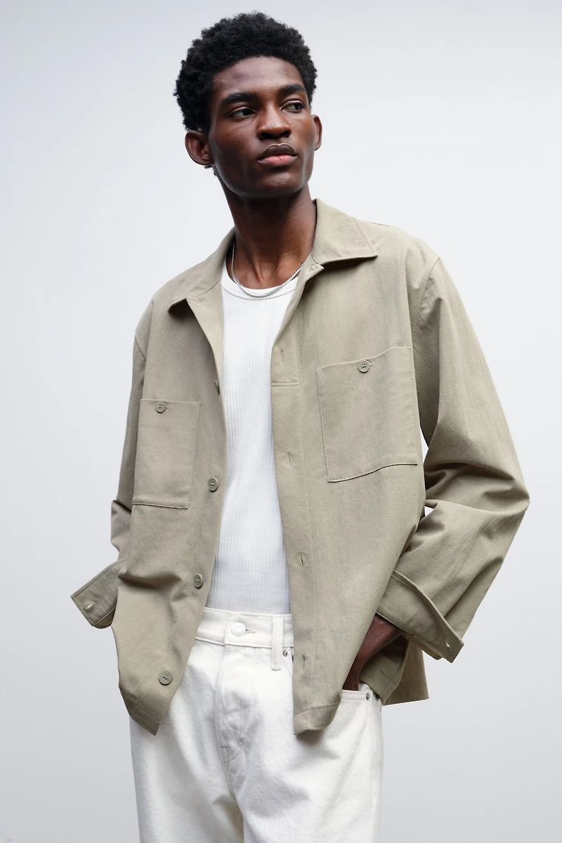 Regular-Fit Utility Shirt