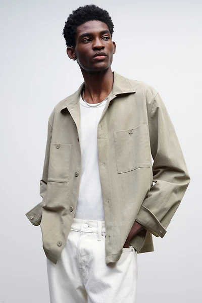 Regular-Fit Utility Shirt