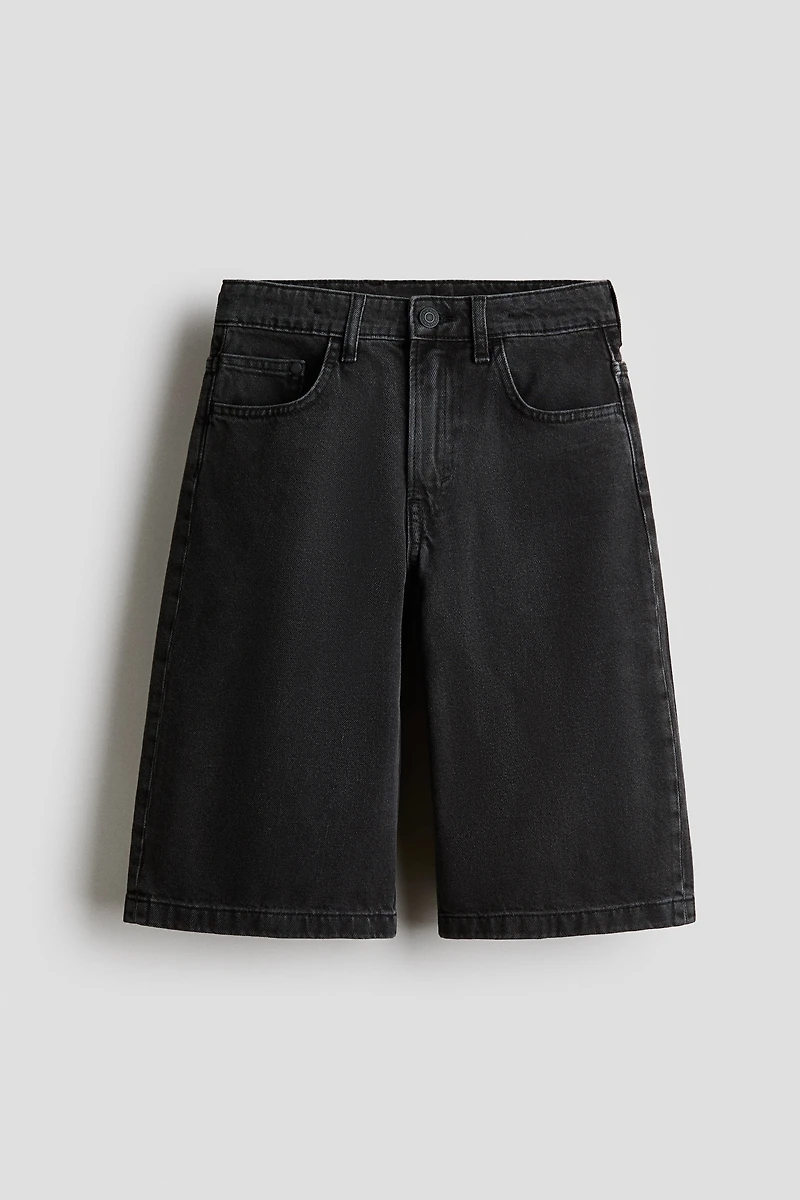 Baggy-Fit Denim Shorts