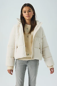 Veste matelassée à capuchon