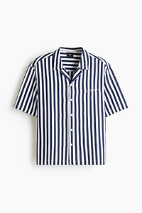 Chemise décontractée avec col cubain