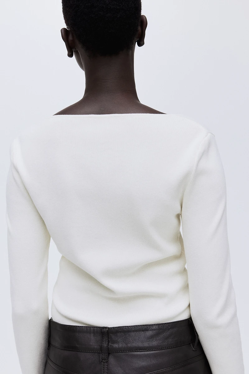 Square-Neck Top