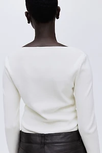 Square-Neck Top