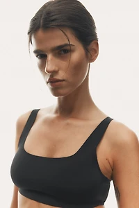 Padded Soft-Cup Microfiber Bra