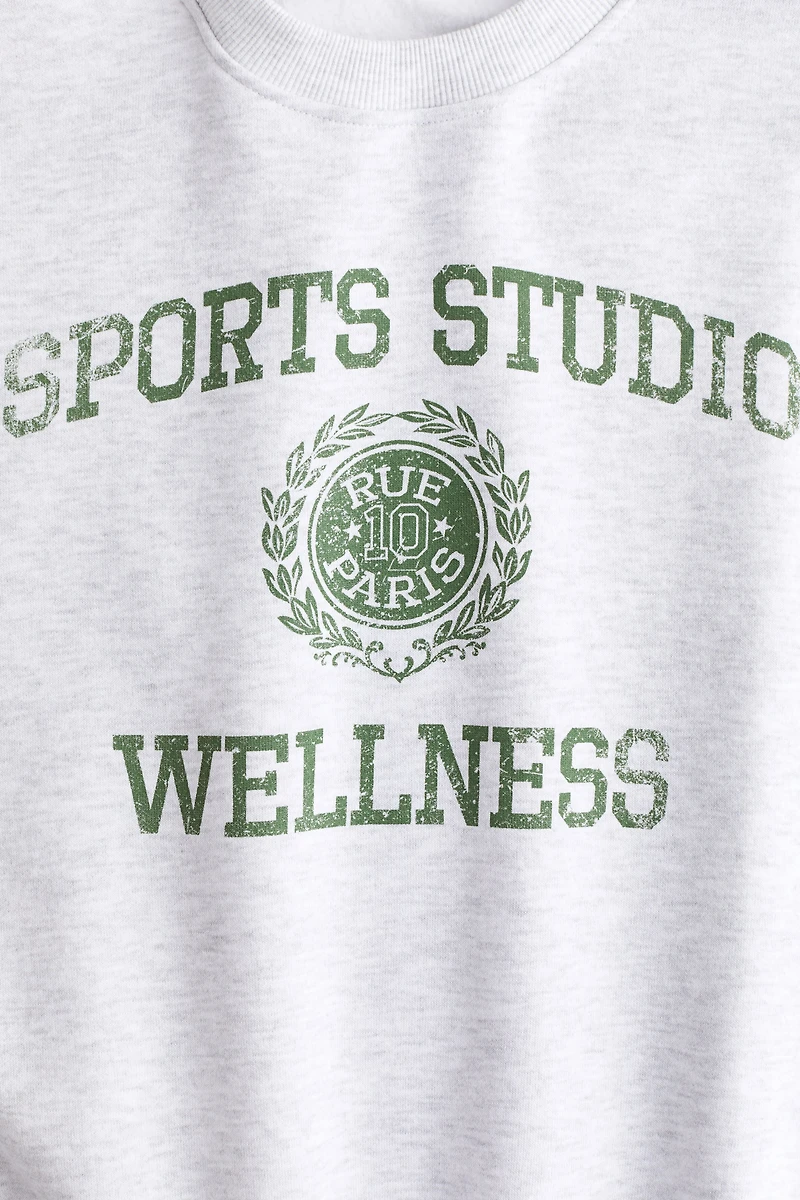 Sweatshirt with Motif