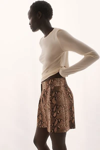 Patterned Dressy Shorts