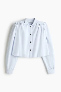 Twill Shirt with Shoulder Pads