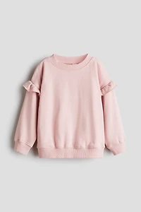 Ruffled Sweatshirt