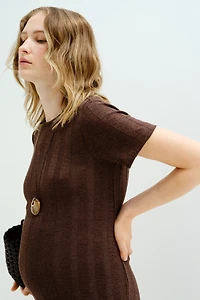 MAMA Ribbed Dress