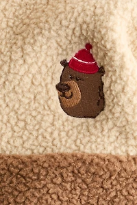 Teddy Fleece Half-Zip Sweatshirt