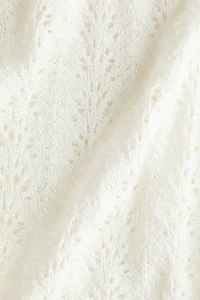 Haut en tricot pointelle