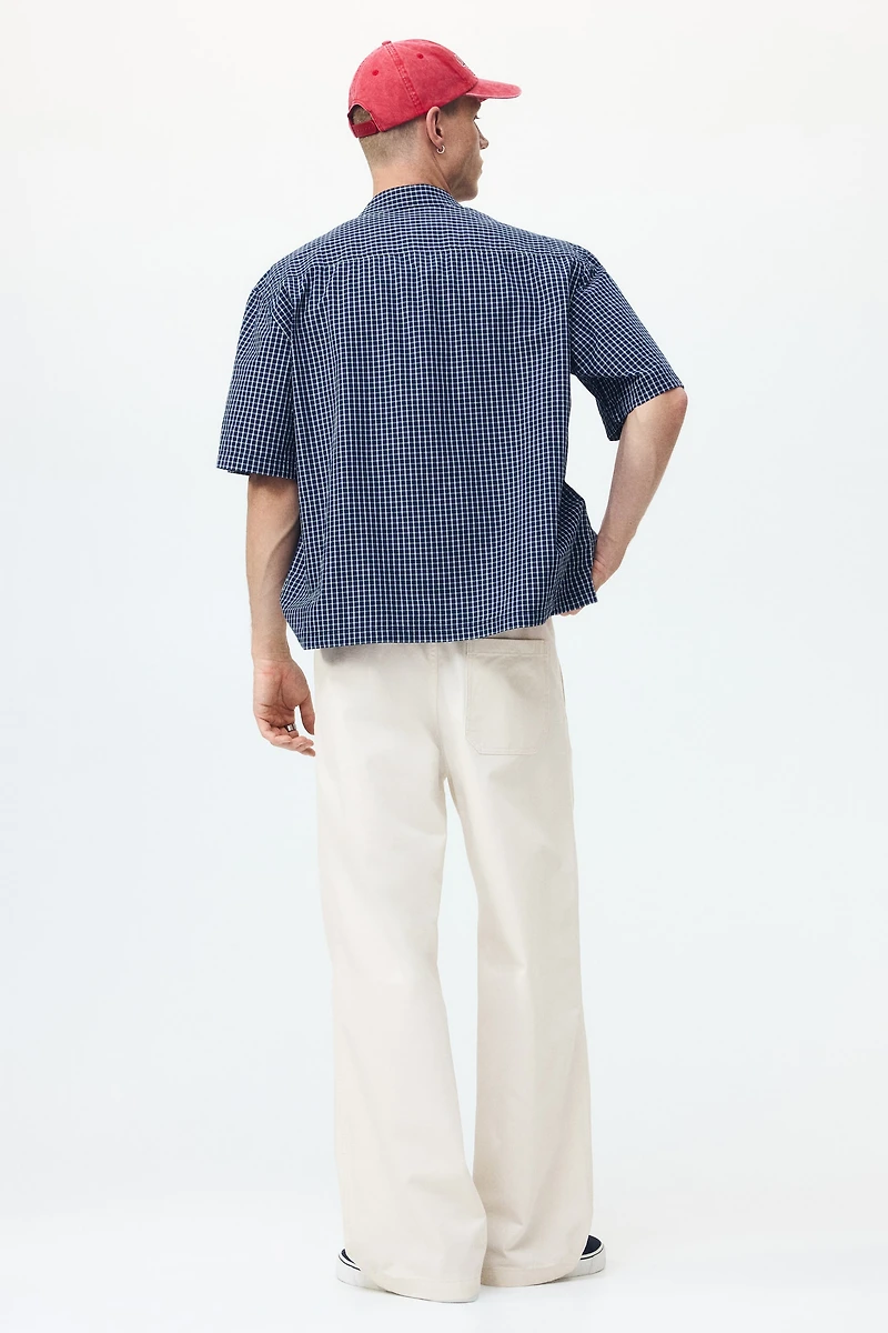 Loose-Fit Cotton Canvas Pants