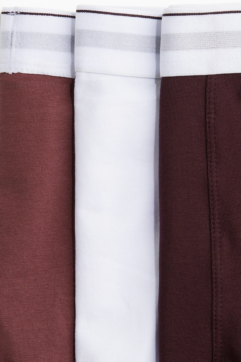 3-Pack Mid-Length Boxer Briefs with Lycra®