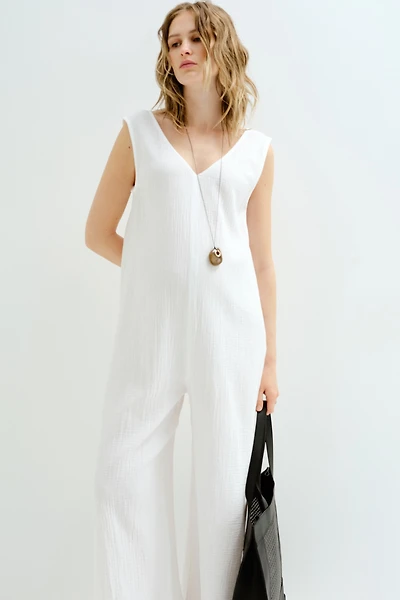 MAMA Muslin Jumpsuit