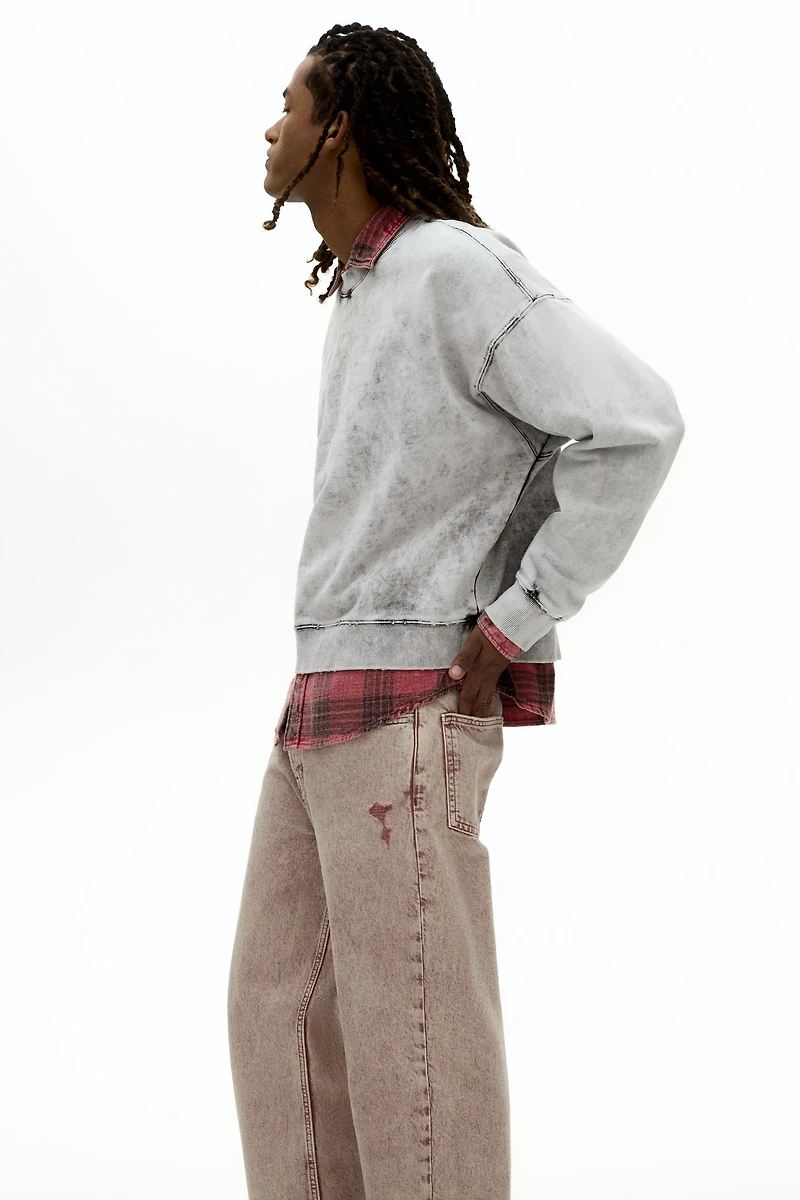 Chandail délavé coupe très grande