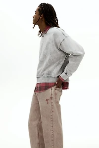 Chandail délavé coupe très grande