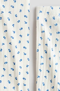 2-Piece Ribbed Cotton Set