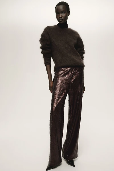 Pantalon à sequins