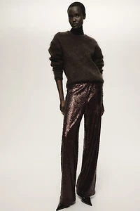 Pantalon à sequins