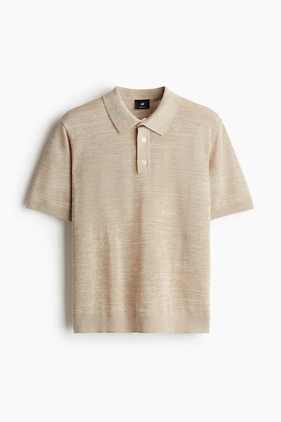 Regular Fit Fine-Knit Polo Shirt