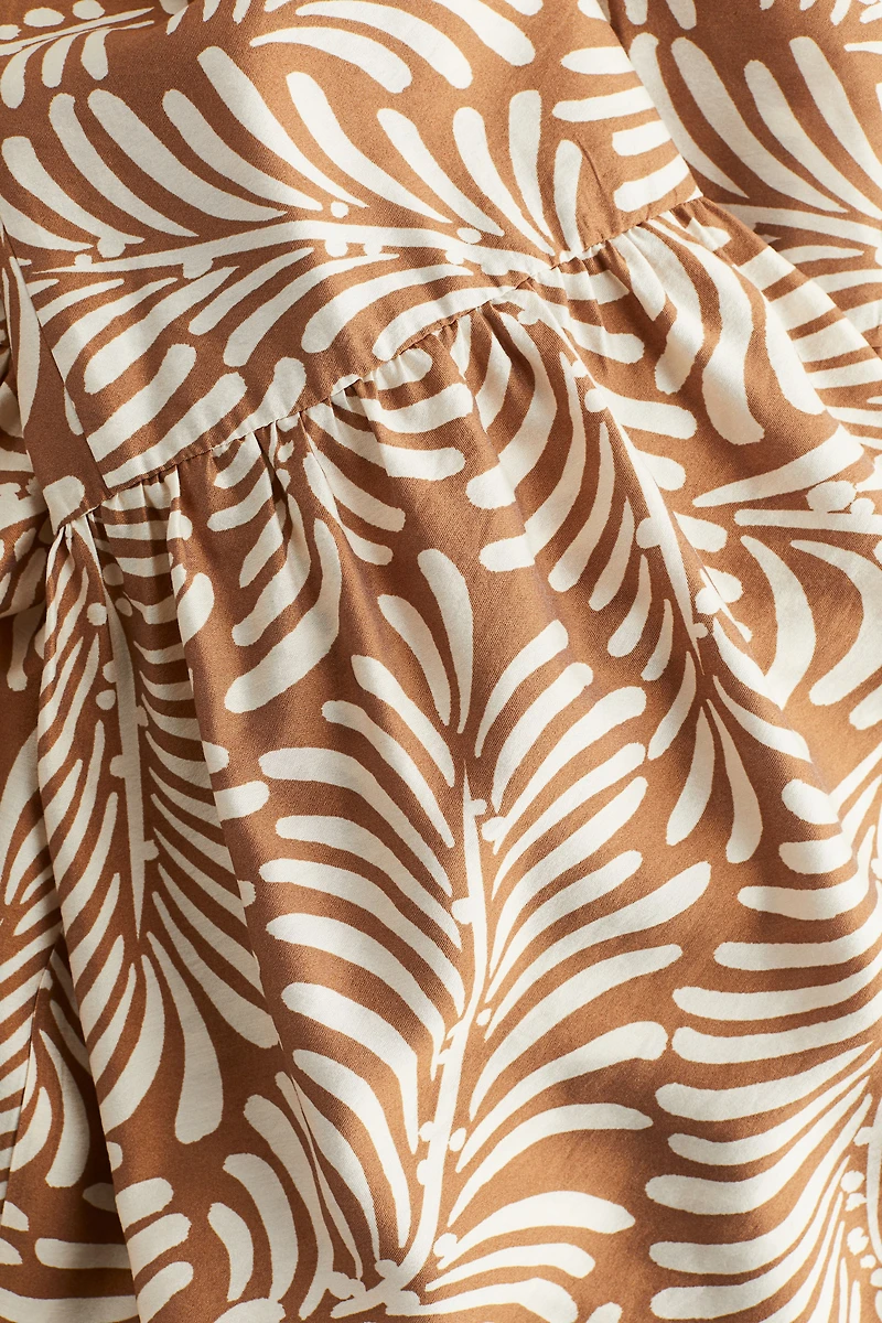 Ruffle-Collar Dress