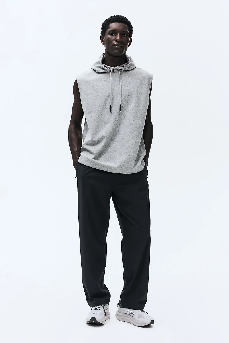 Regular-Fit Sleeveless Sports Hoodie with DryMove™